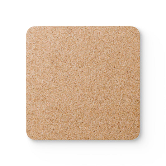 Rest Your Cup Here – Black Corkwood Coasters (4-Piece Set)