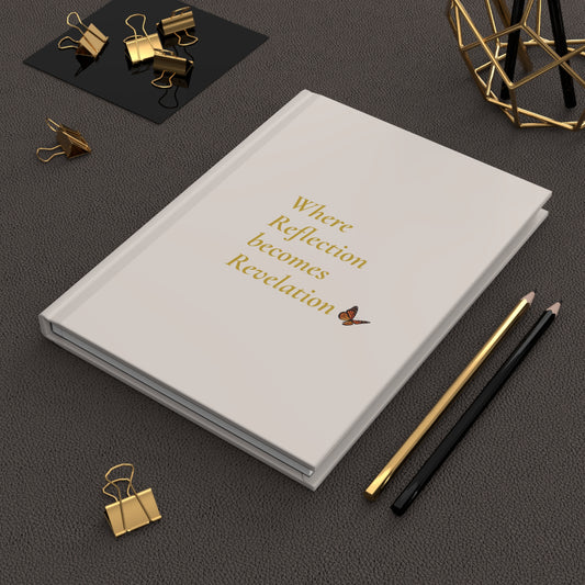 Where Reflection Becomes Revelation – Hardcover Journal