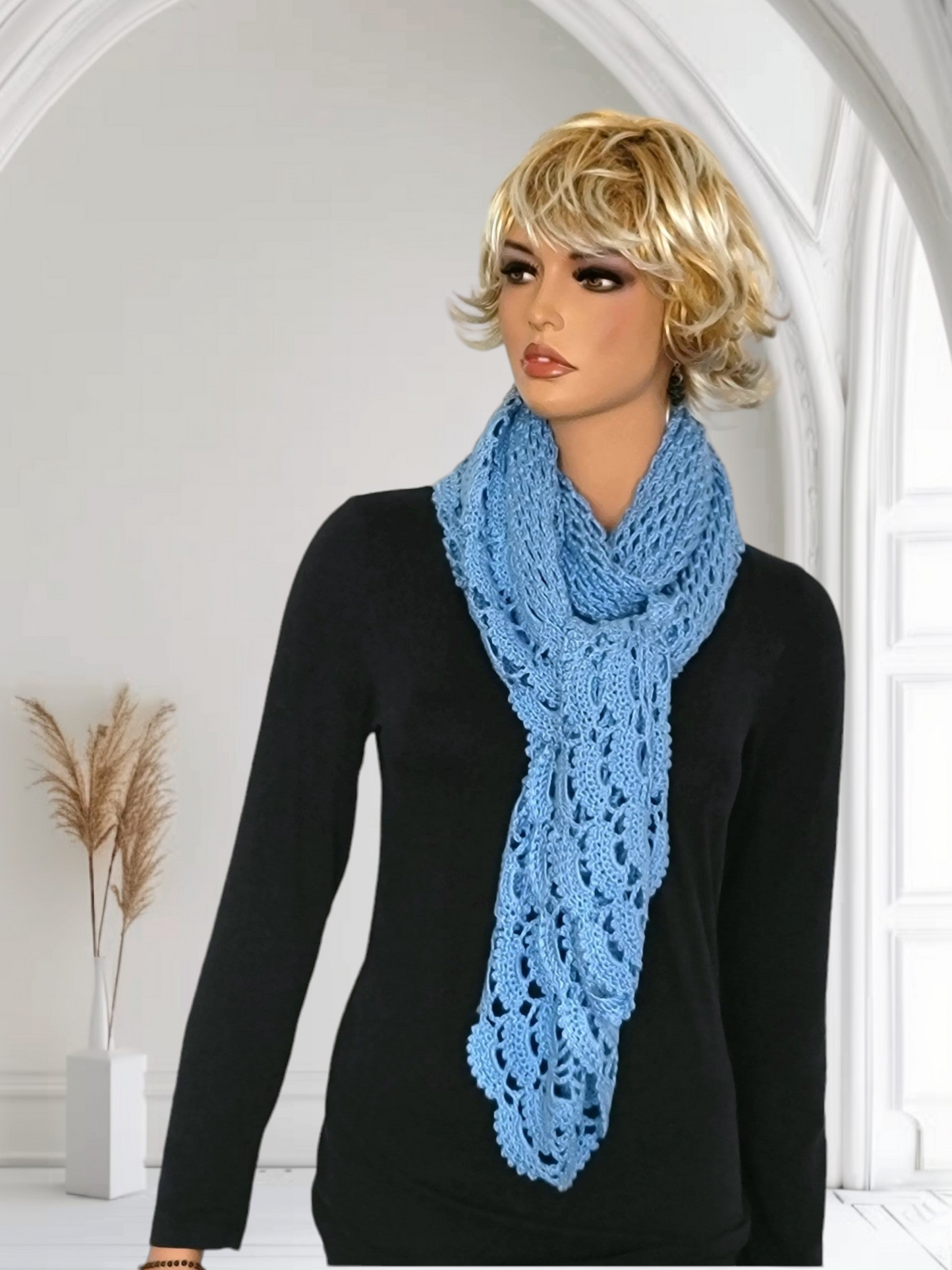 Michelle Shawl in Blue