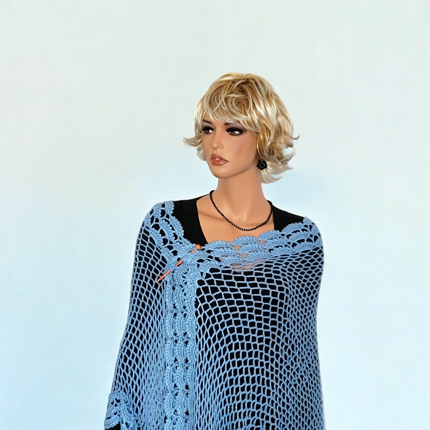 Michelle Shawl in Blue