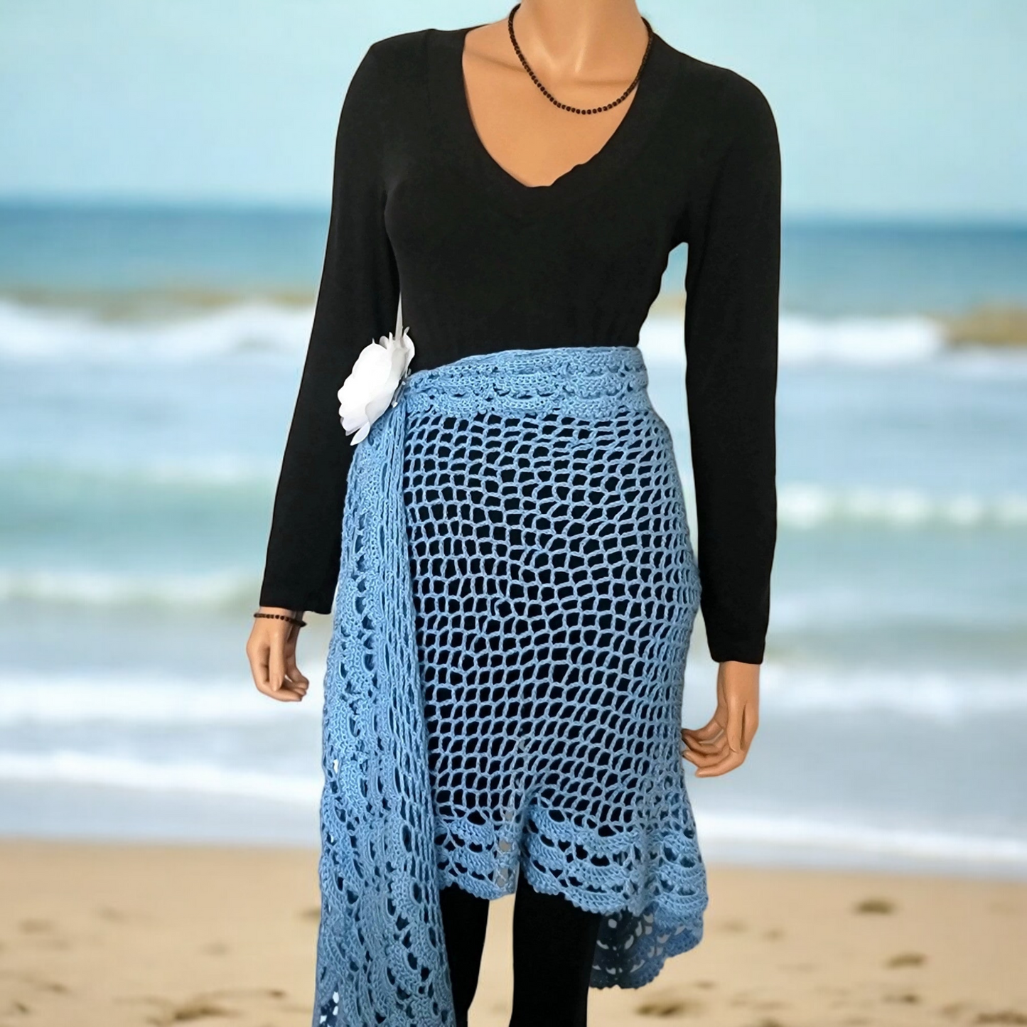 Michelle Shawl in Blue