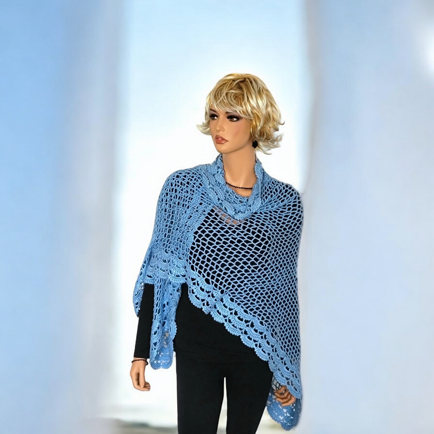 Michelle Shawl in Blue