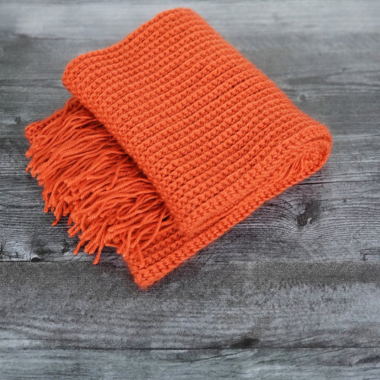 Signature Scarf for Her - Burnt Orange