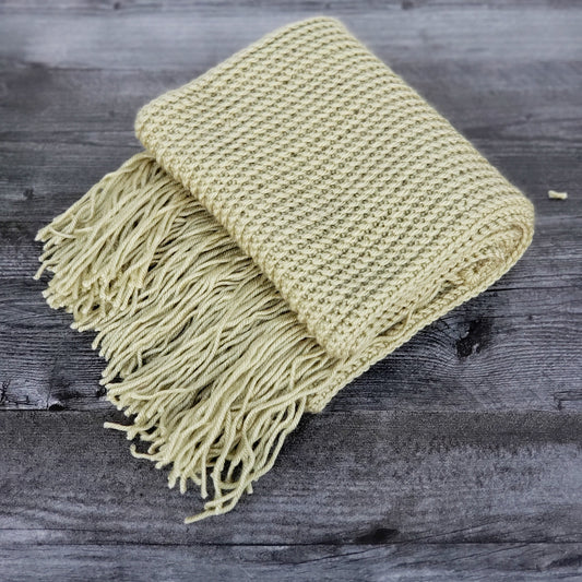 Signature Scarf for Her - Celery Green