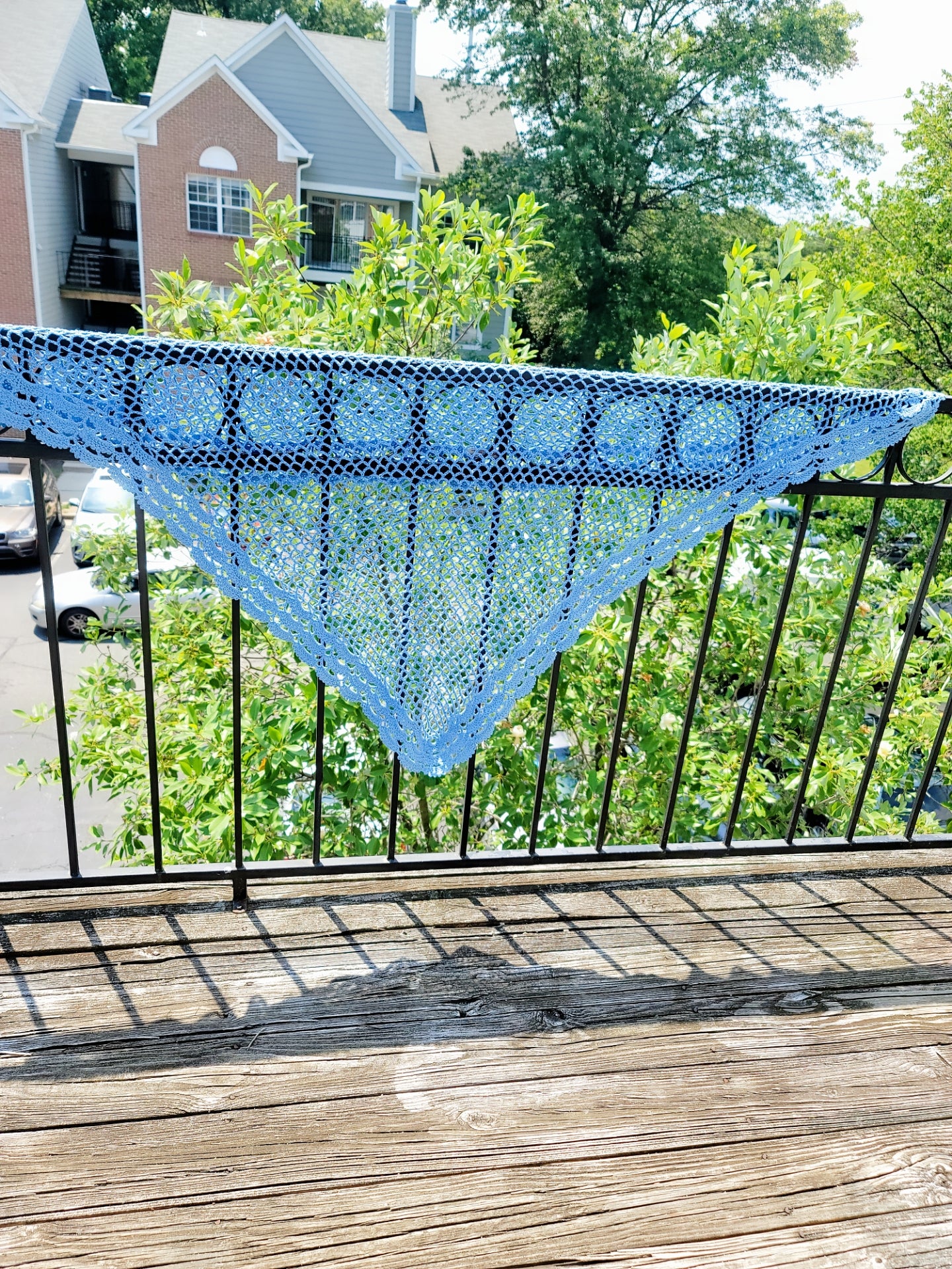 Michelle Shawl in Blue