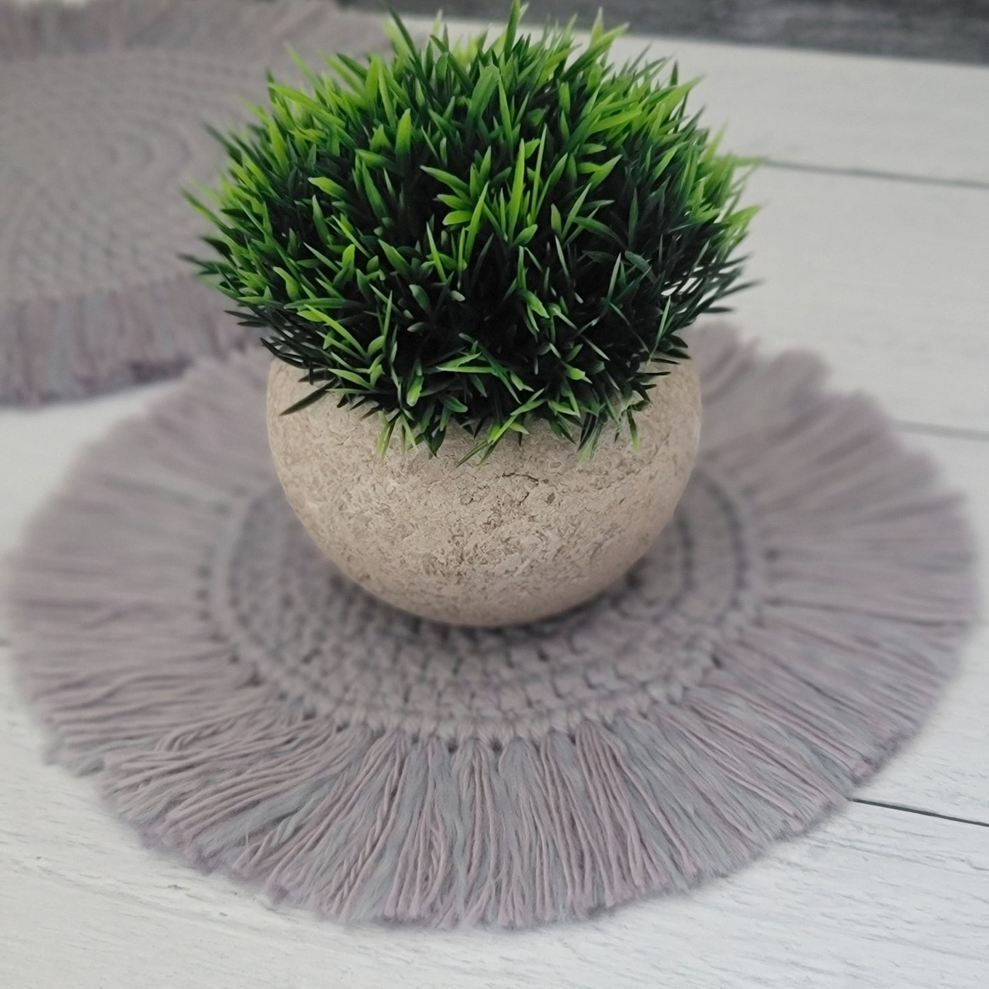 7" Boho Coaster - Select Color