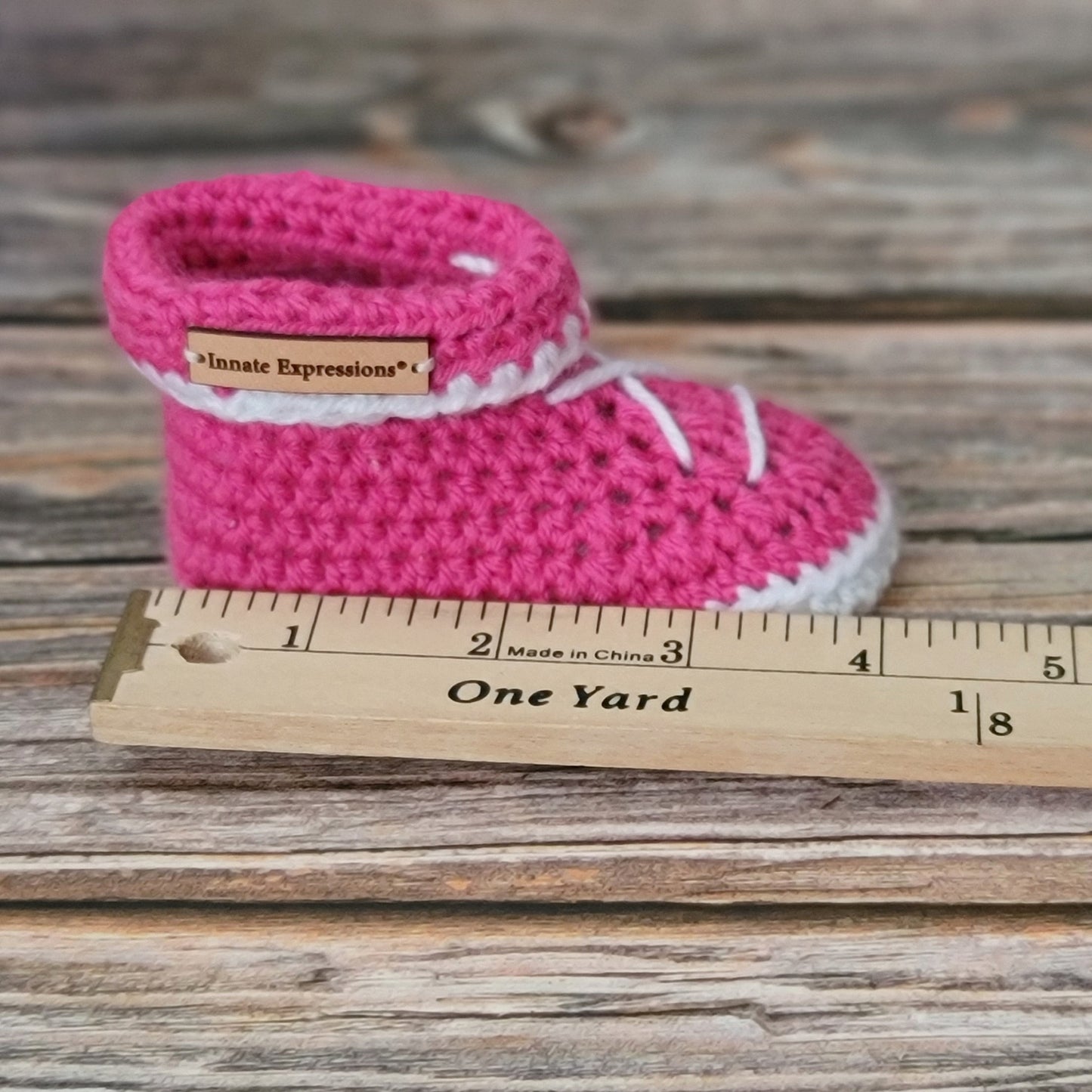 Bespoke Order - 'Sweet Princess' Baby Blanket & Bootie Set - Size 3 to 6 months