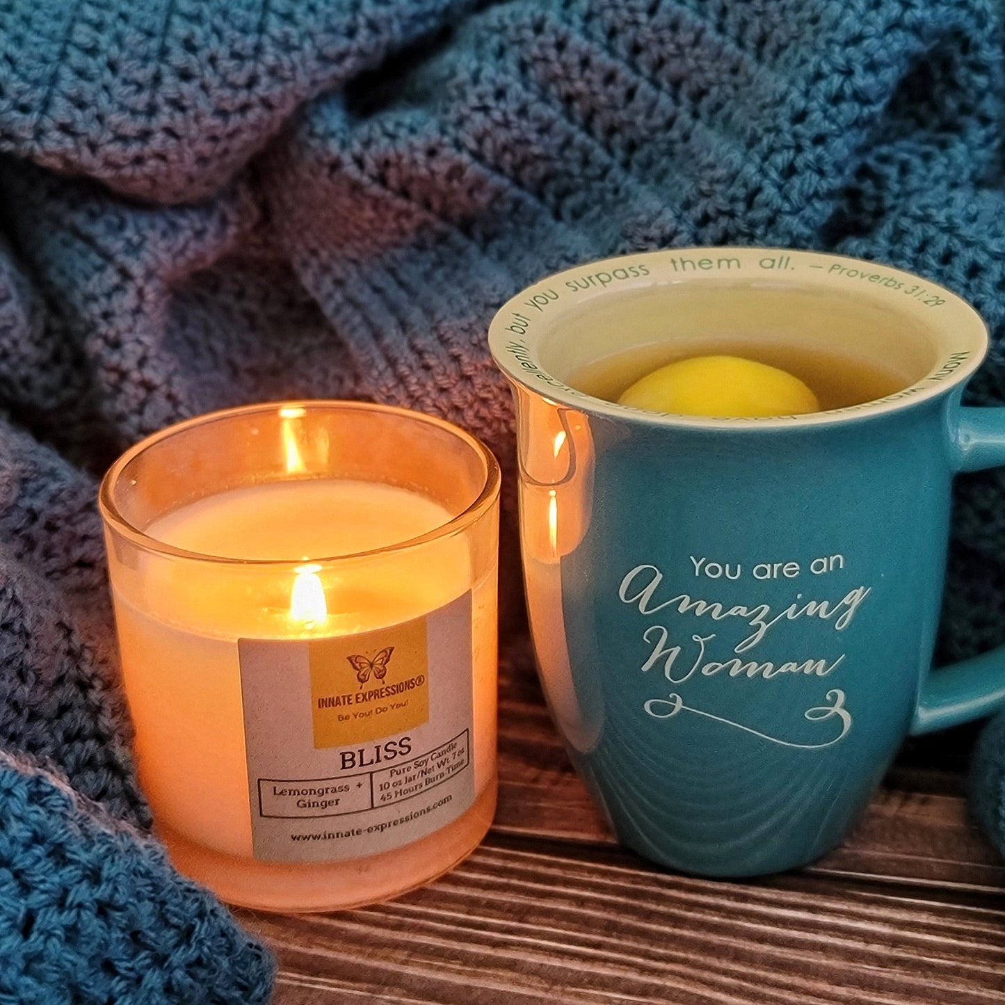 Bespoke Order - Everyday Throw - in Teal - Made to Order