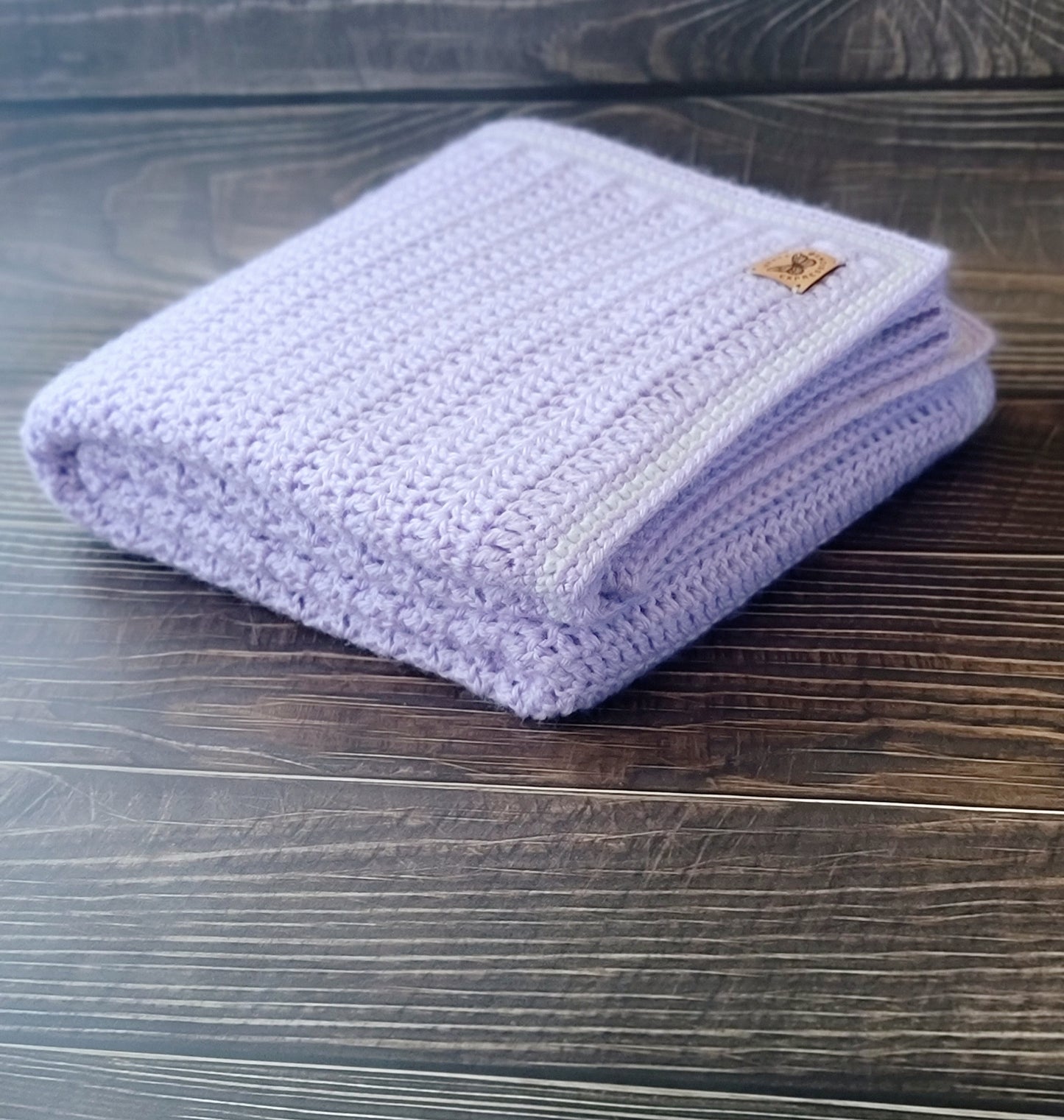 Bespoke Order: Lilac Dreams Baby Gift Set - Blanket & Beanie - 6 to 9 months