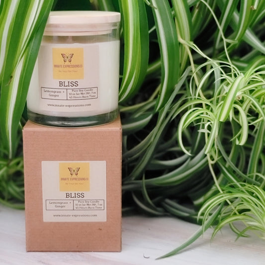 Bliss Soy Candle – Elevate Your Senses with a Refreshing Fusion
