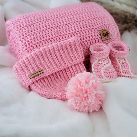 Bespoke Order: The 'Prettiest Pink' Baby Gift Set - Made to Order - 0 to 3 months