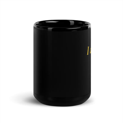 I Deserve This – Black Glossy Mug (15 oz)