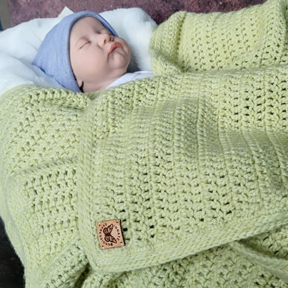Timeless in Cardamom Baby Blanket _ Only