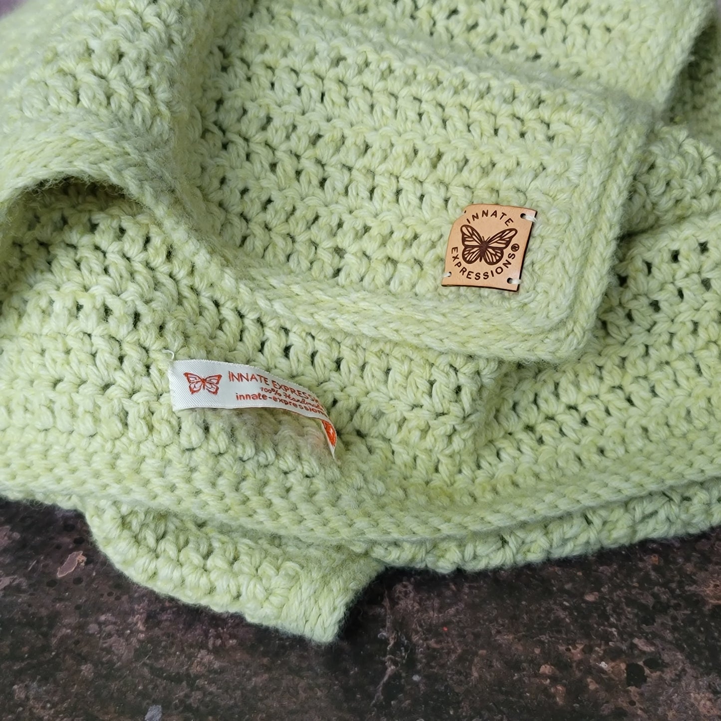 Timeless in Cardamom Baby Blanket _ Only