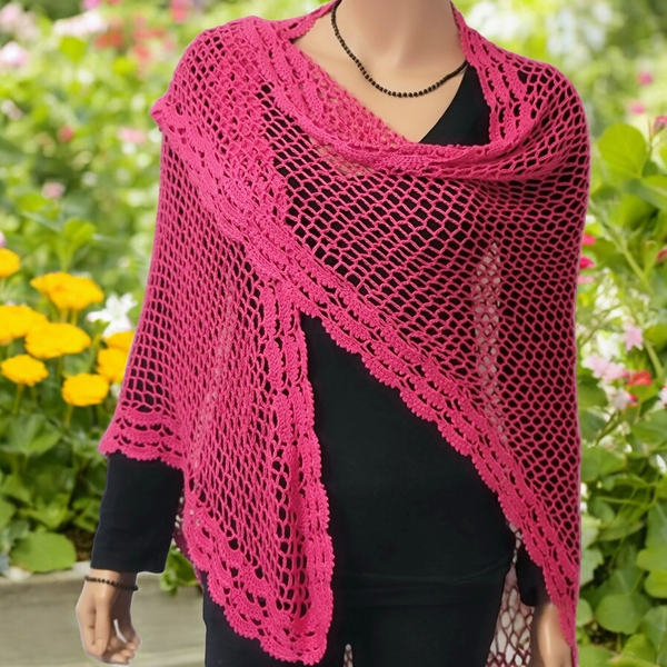 Michelle in Summer (lightweight) Wrap_Magenta