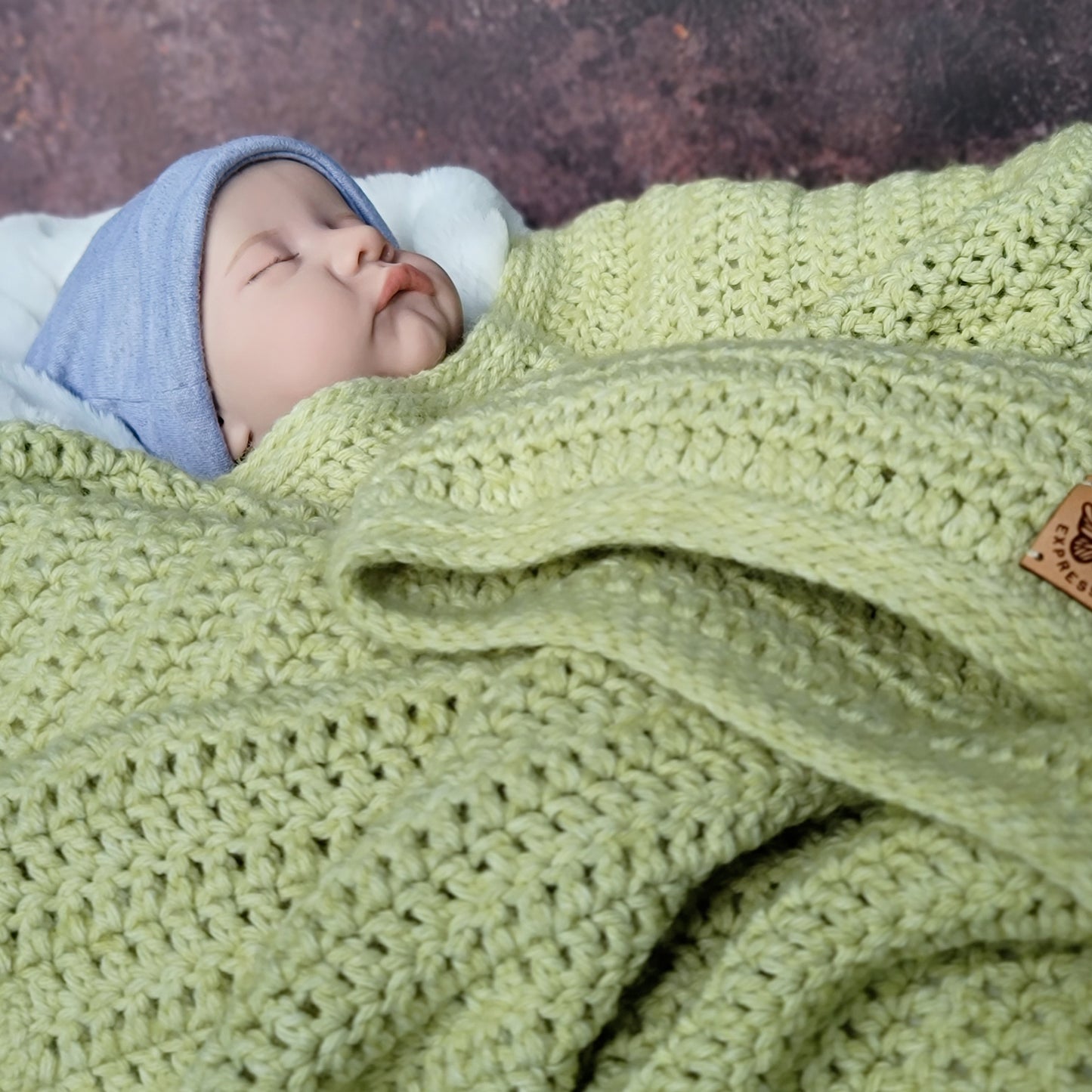 Timeless in Cardamom Baby Blanket _ Only