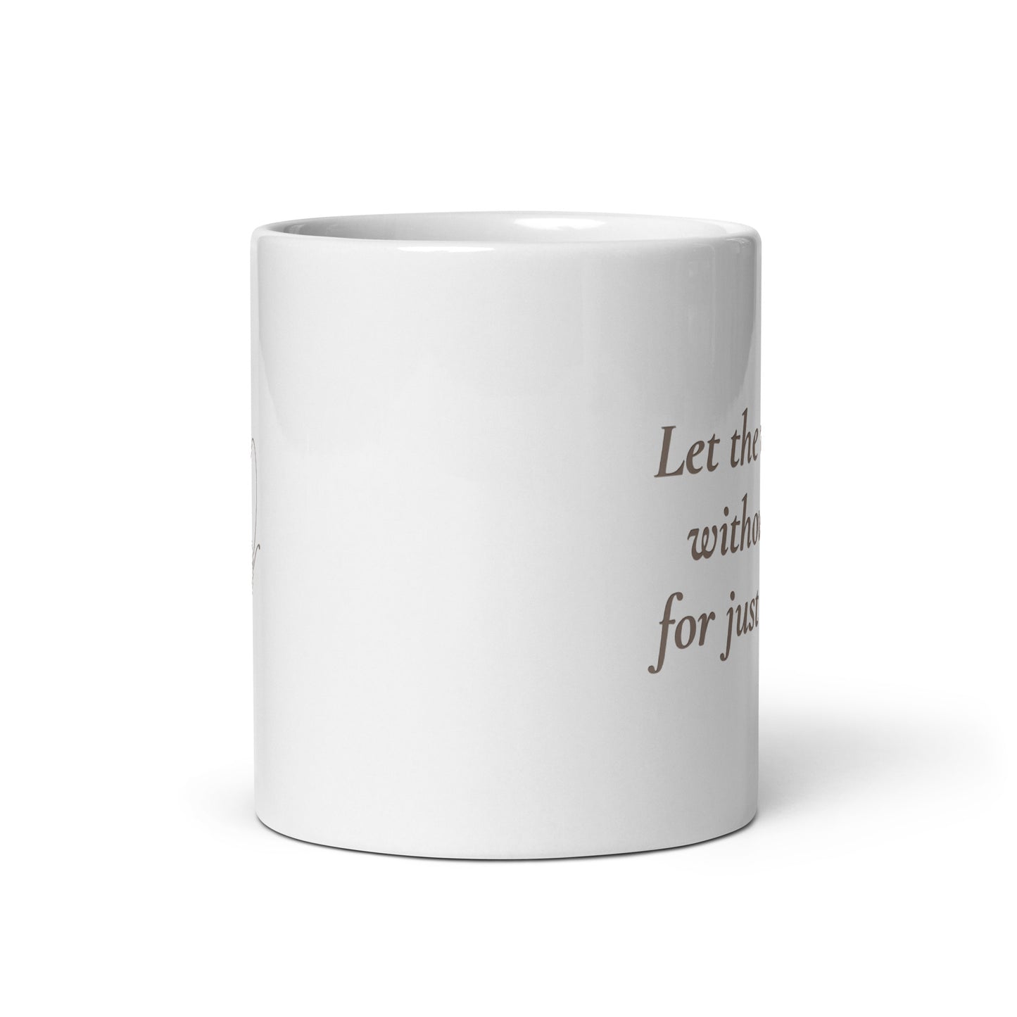 Let the World Spin – 11 oz White Glossy Mug