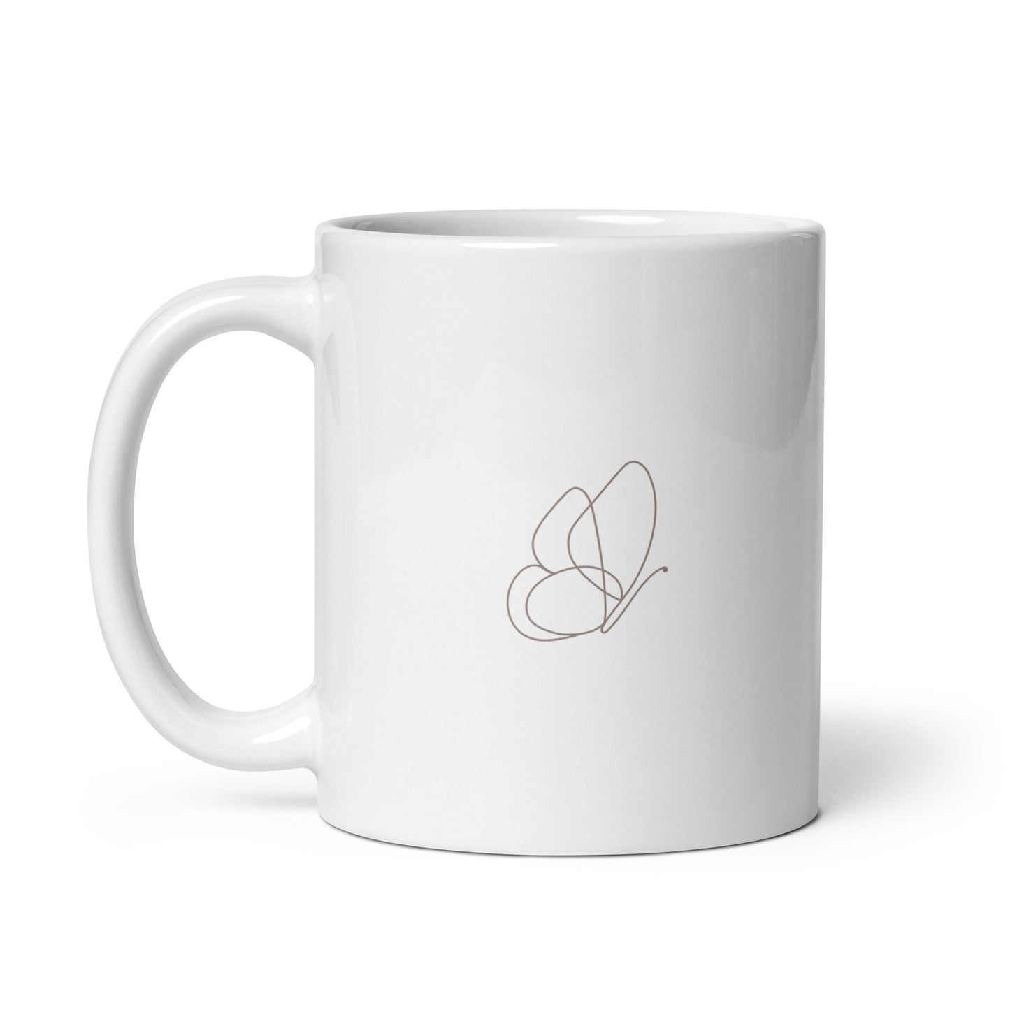 Let the World Spin – 11 oz White Glossy Mug