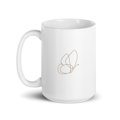 Let the World Spin Without You – White Glossy Mug (15 oz)