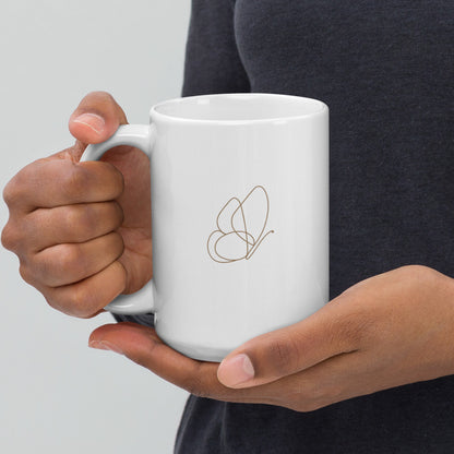 Let the World Spin Without You – White Glossy Mug (15 oz)