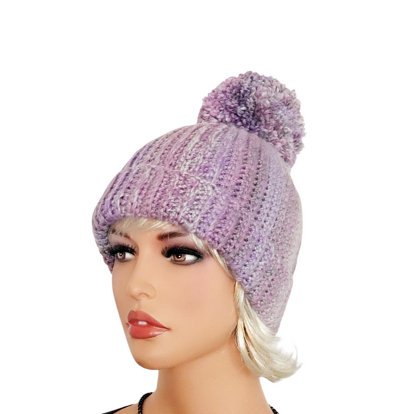 Everyday Beanie for Her - Amethyst