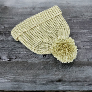 Signature Beanie for Her - Celery Green