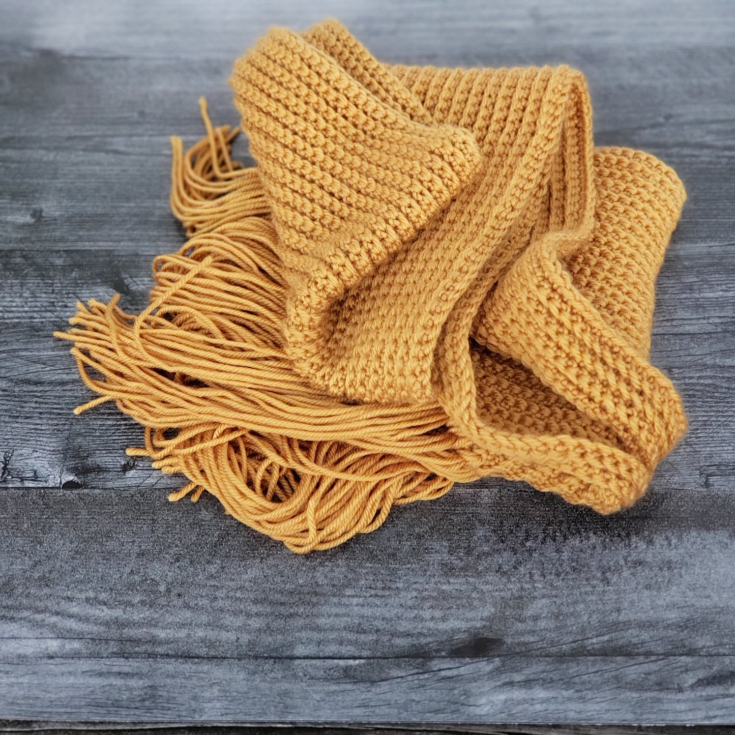 Signature Scarf for Her - Gold