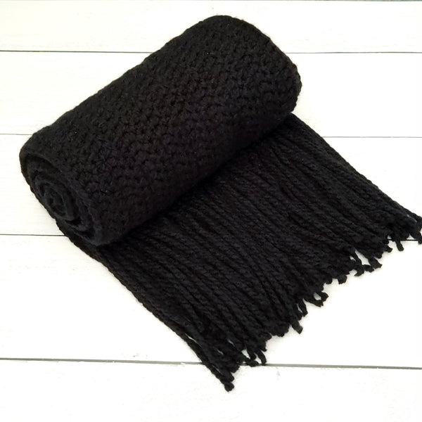 Everyday Scarf for Her - Black