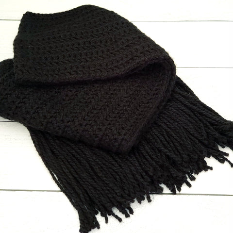 Everyday Scarf for Her - Black