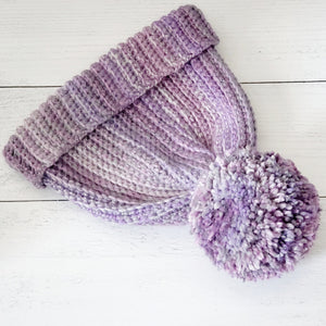 Everyday Beanie for Her - Amethyst