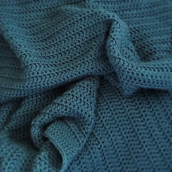 Bespoke Order - Everyday Throw - in Teal - Made to Order