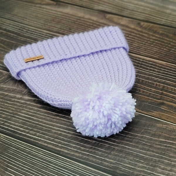Bespoke Order: Lilac Dreams Baby Gift Set - Blanket & Beanie - 6 to 9 months