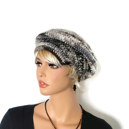 Tam/Newsboy Hat in Arlequin Gris