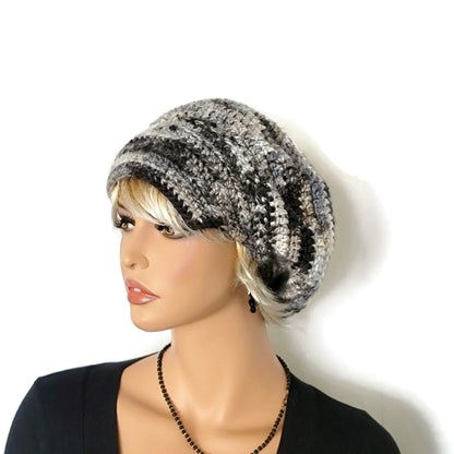 Tam/Newsboy Hat in Arlequin Gris