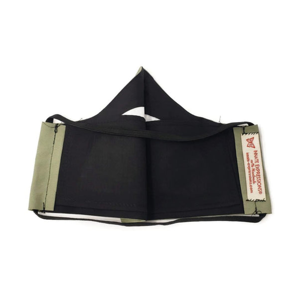 Sage Green Cotton - Face Mask Only