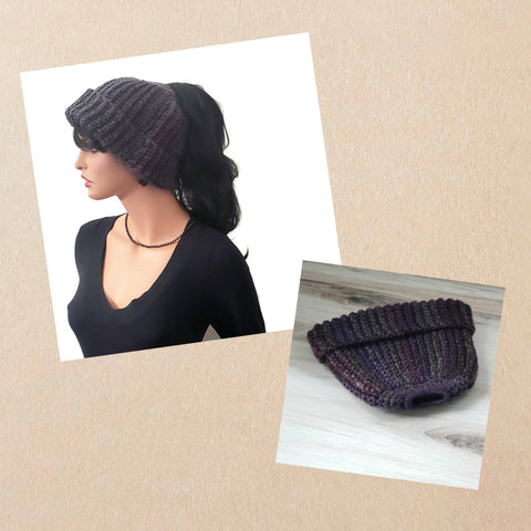 Beanie with Ponytail Hole - Made to Order (MTO)